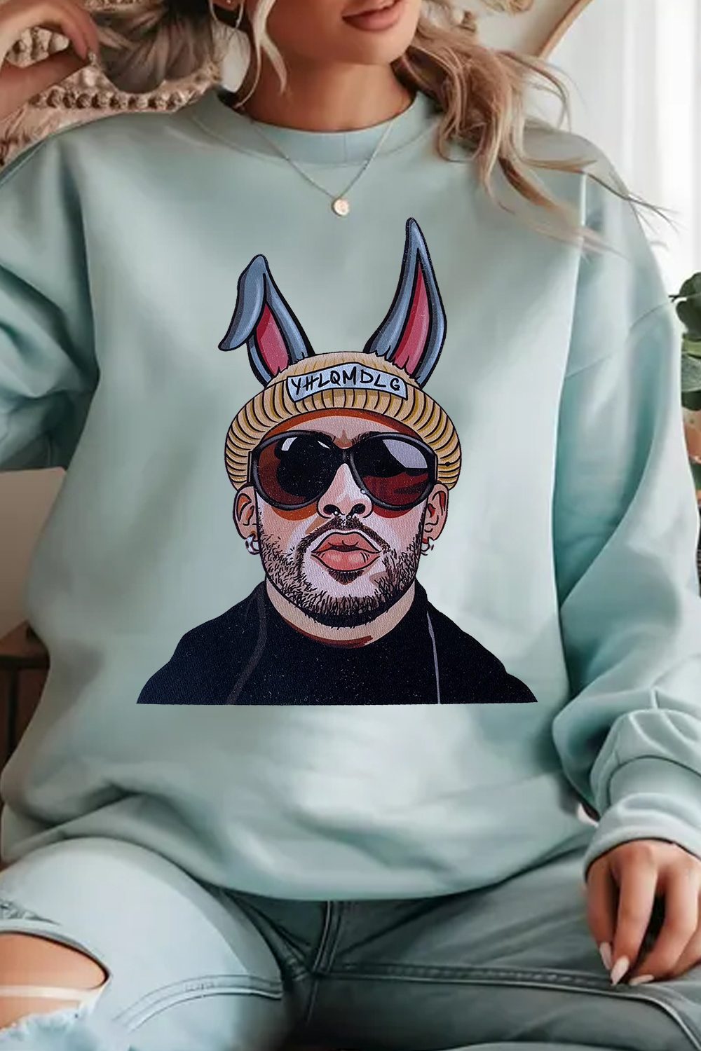 badbunny fans sweatshirt