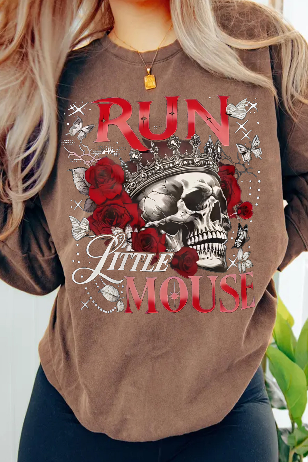 spicybooktok skull ladies sweatshirt