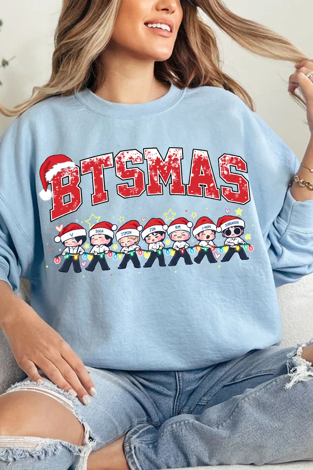 BTSMAS is OT7 🎄💜 Christmas sweatshirt