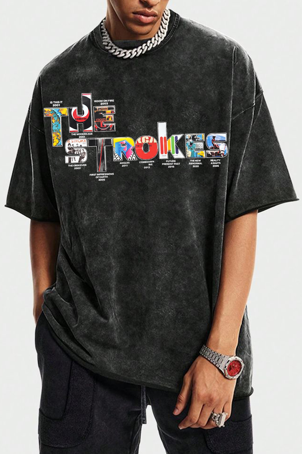 The Strokes’S Fan Washed Cotton Shirt