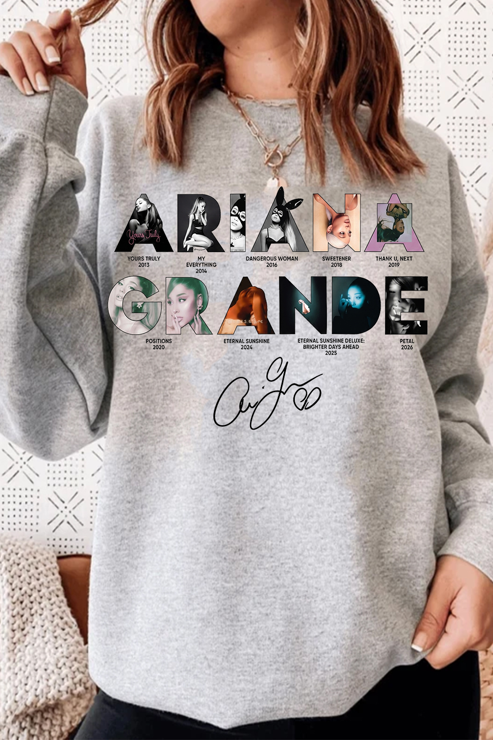 Ariana Grande Album Sweatshirt