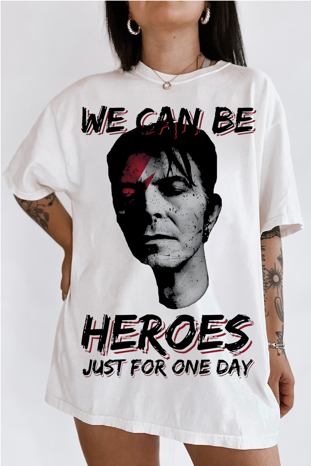 David Bowie We Can Be Heroes Women's T-Shirt