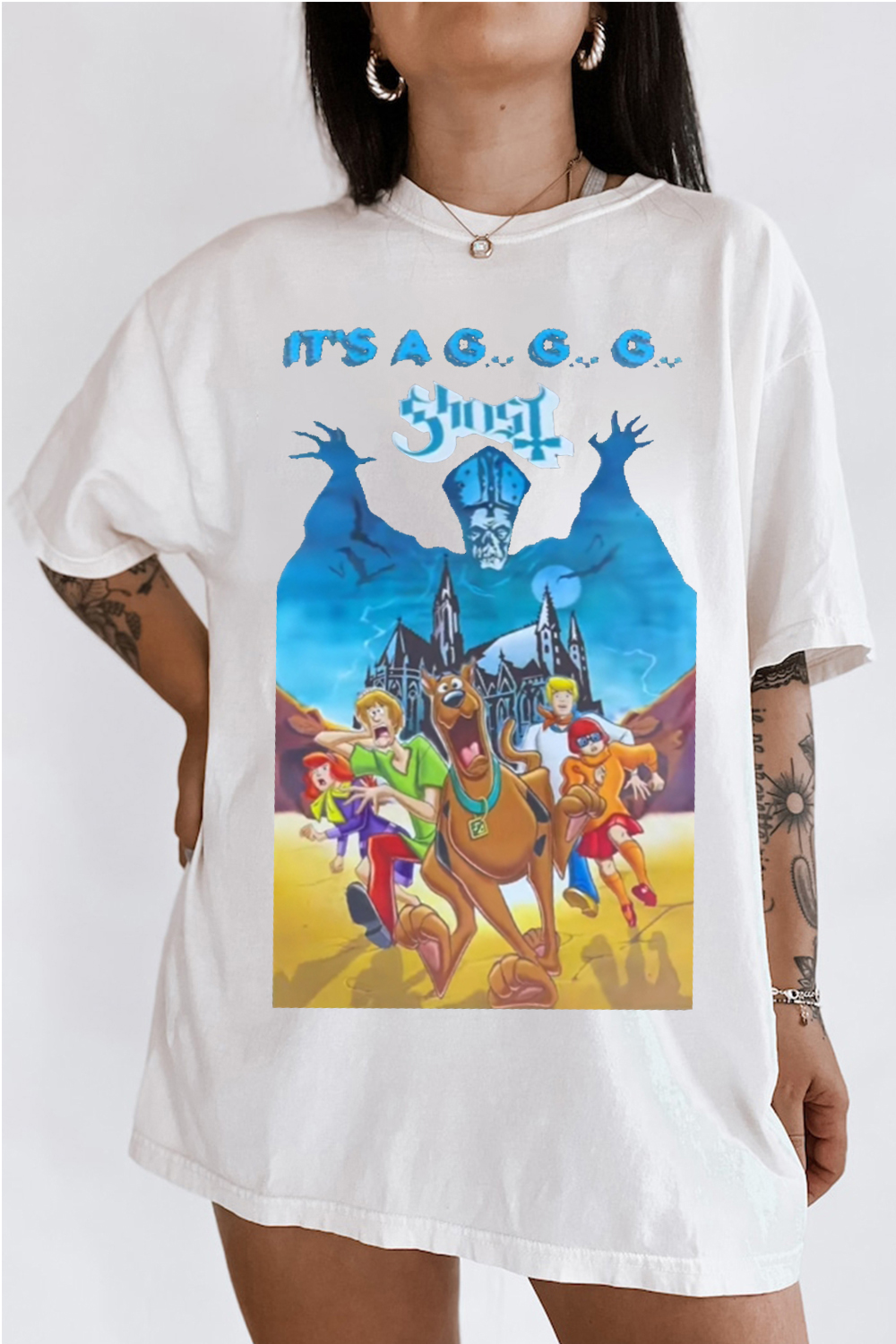 Ghost meets Mystery Incorporated t-shirt