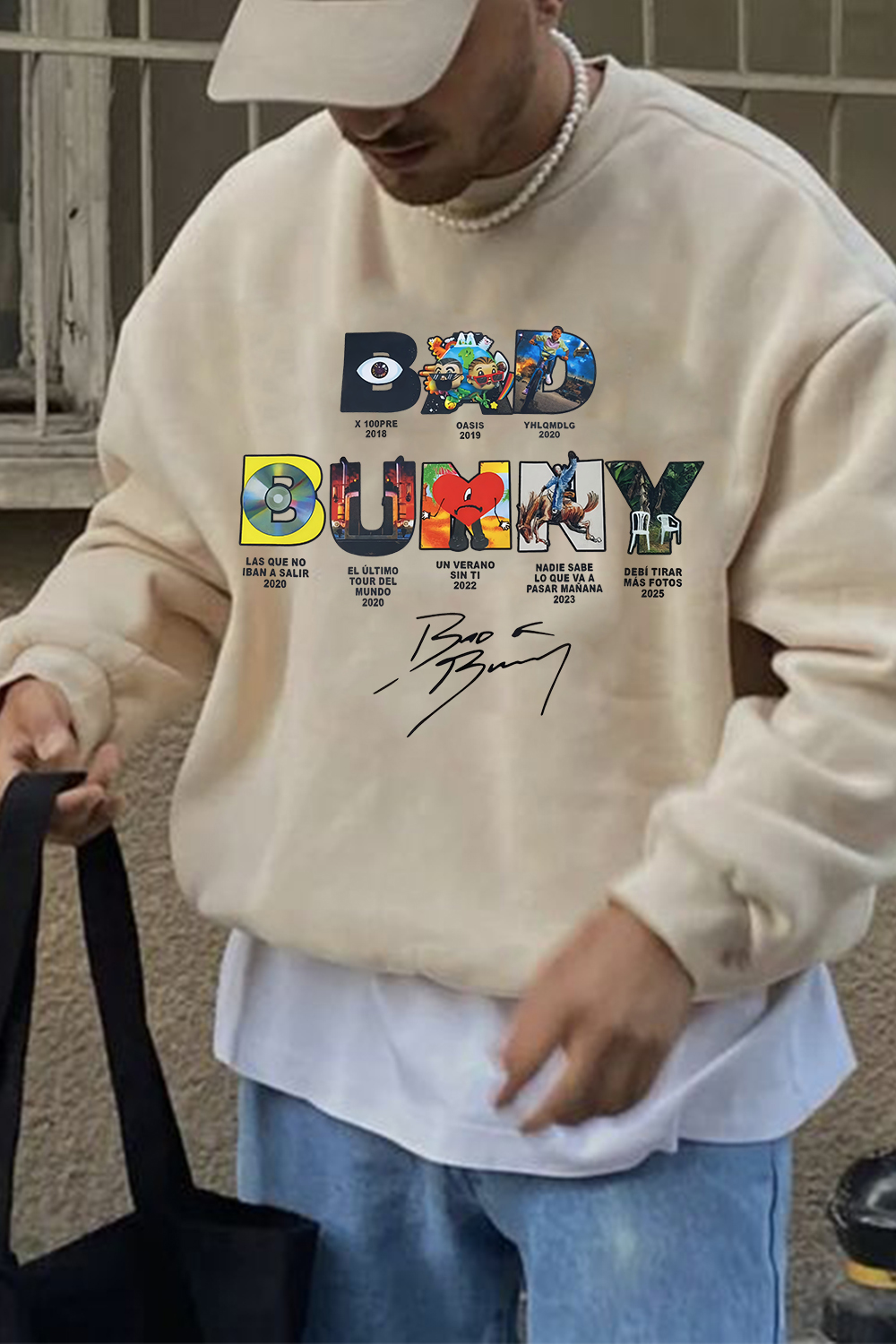 Bad Bunny Concert DTML Album Sweatshirt For Men