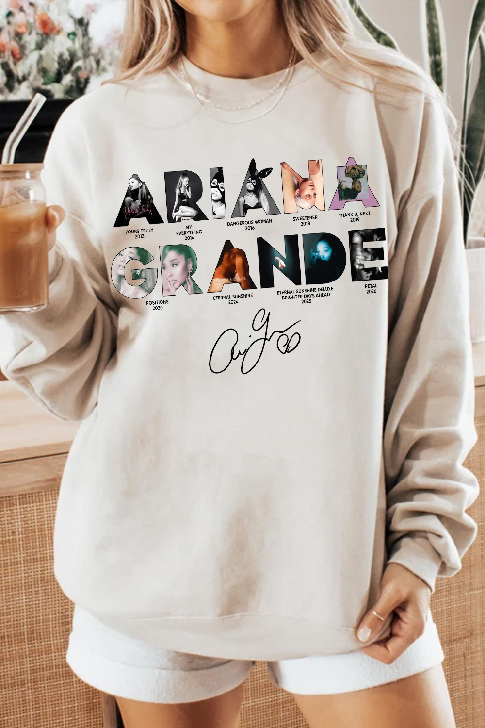 Ariana Grande Album Sweatshirt