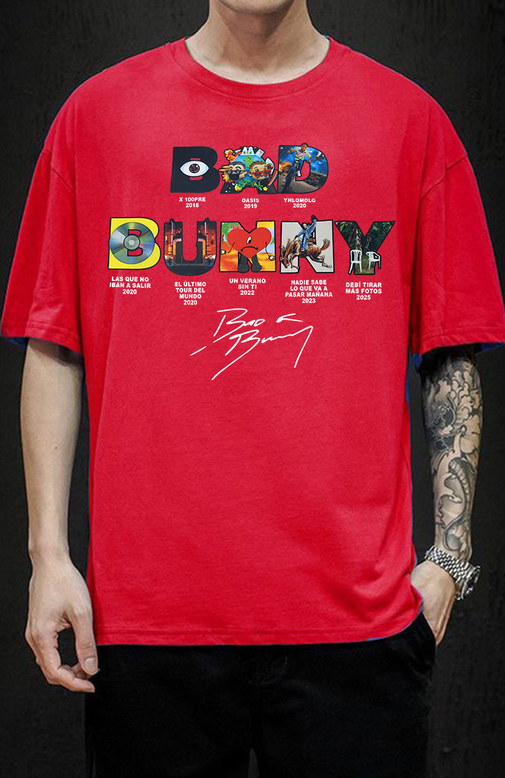 Bad Bunny Concert DTML Album tee For Men