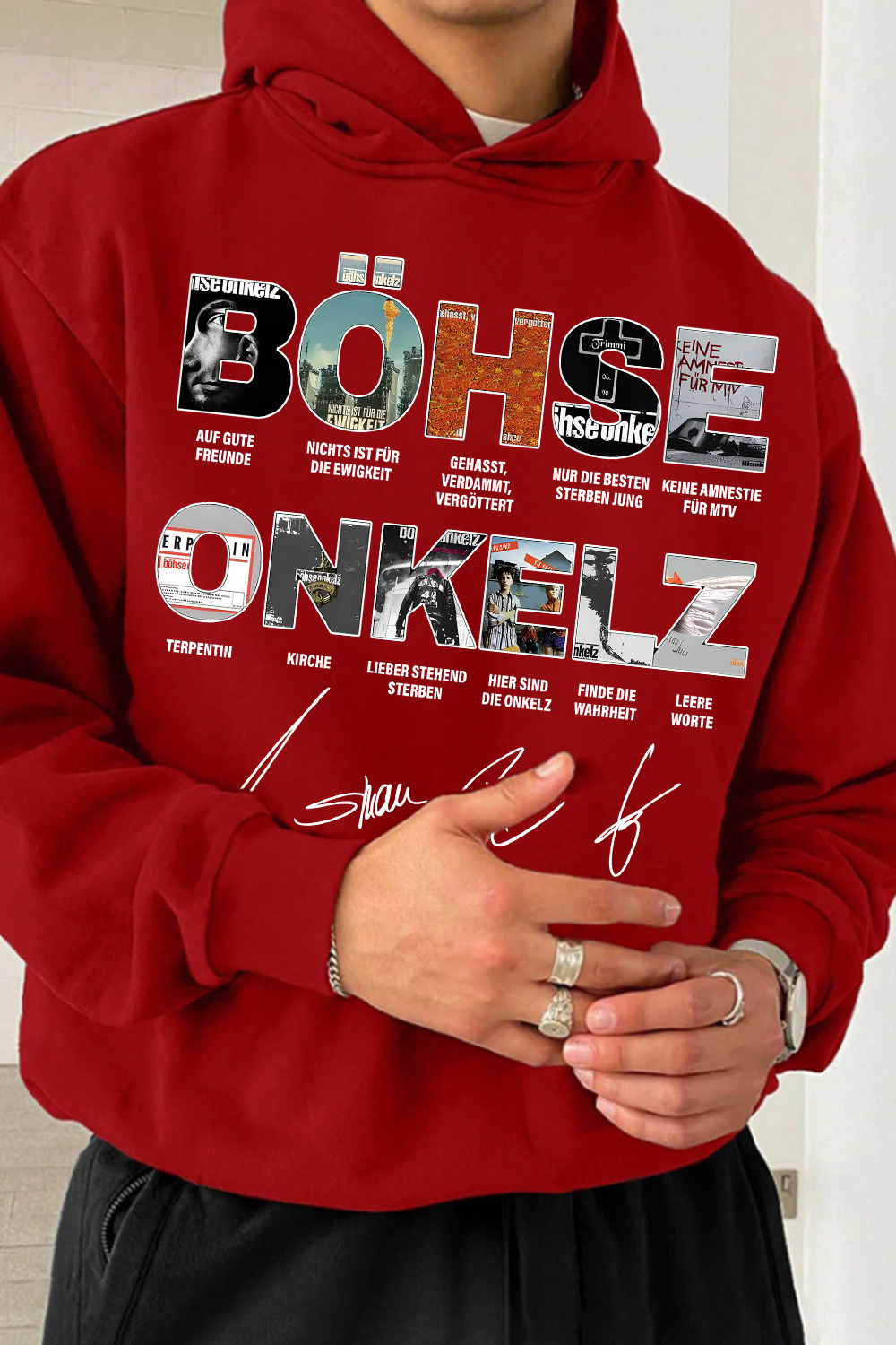 Bohse Onkelz 🤟 Men's Hoodie