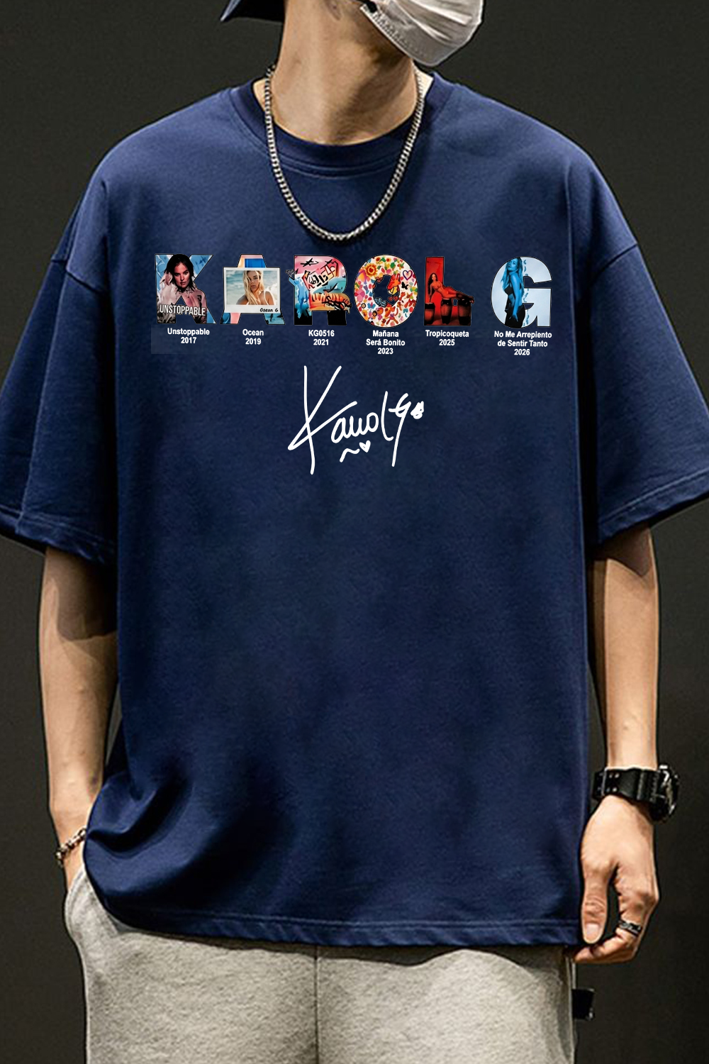 Karol G Album Cover Collage Men's T-Shirt