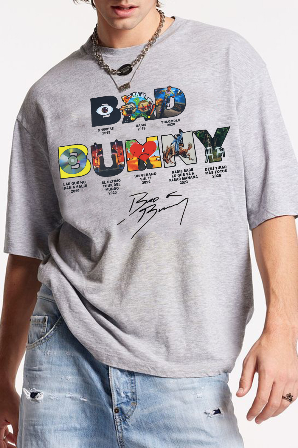 Bad Bunny Concert DTML Album tee For Men