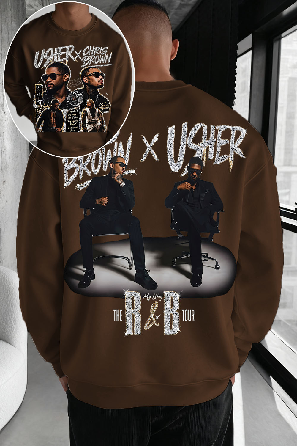 Chrisbrown & Usher Men Sweatshirt