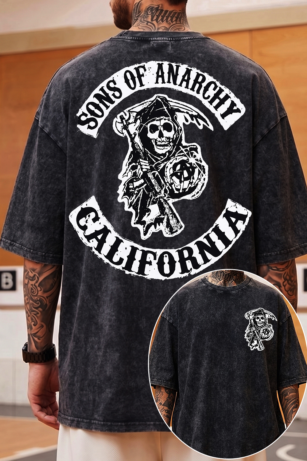 Sons Of Anarchy Washed Cotton Tee