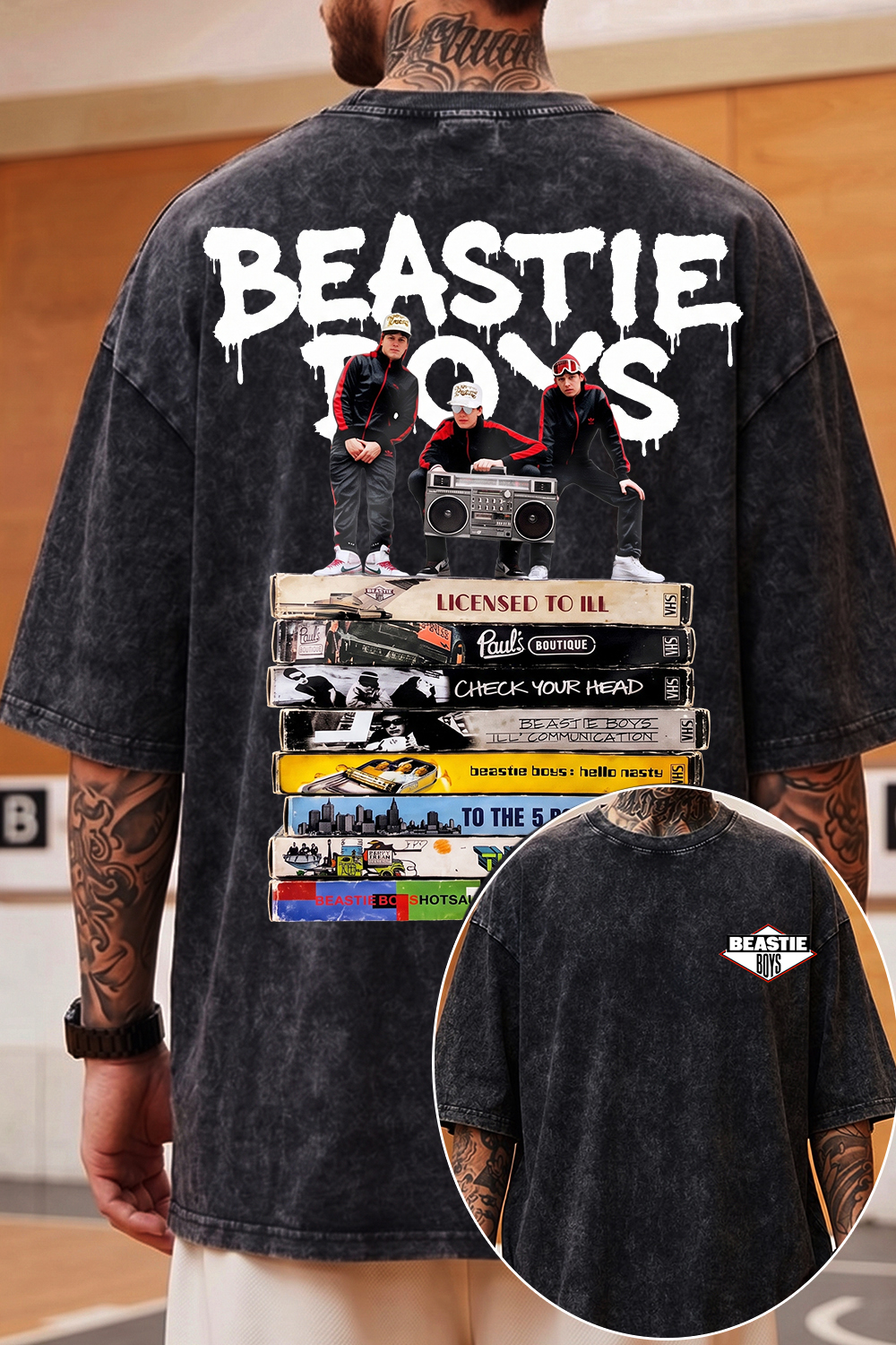 Beastie Boys Washed Cotton Tee