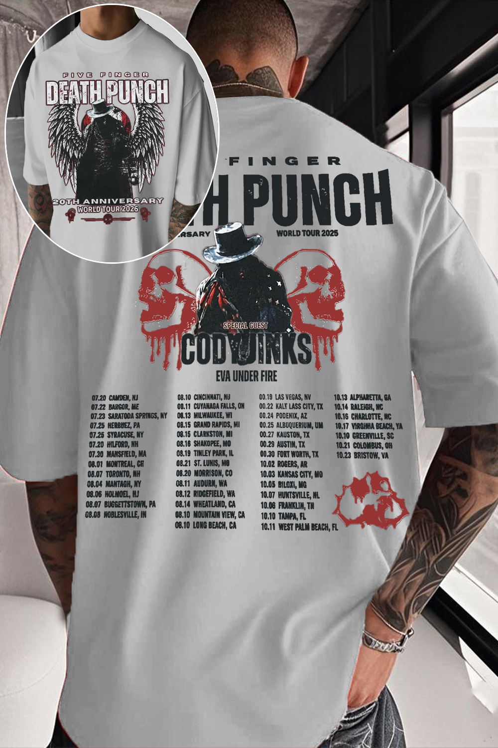 Five Finger Death Punch Tee