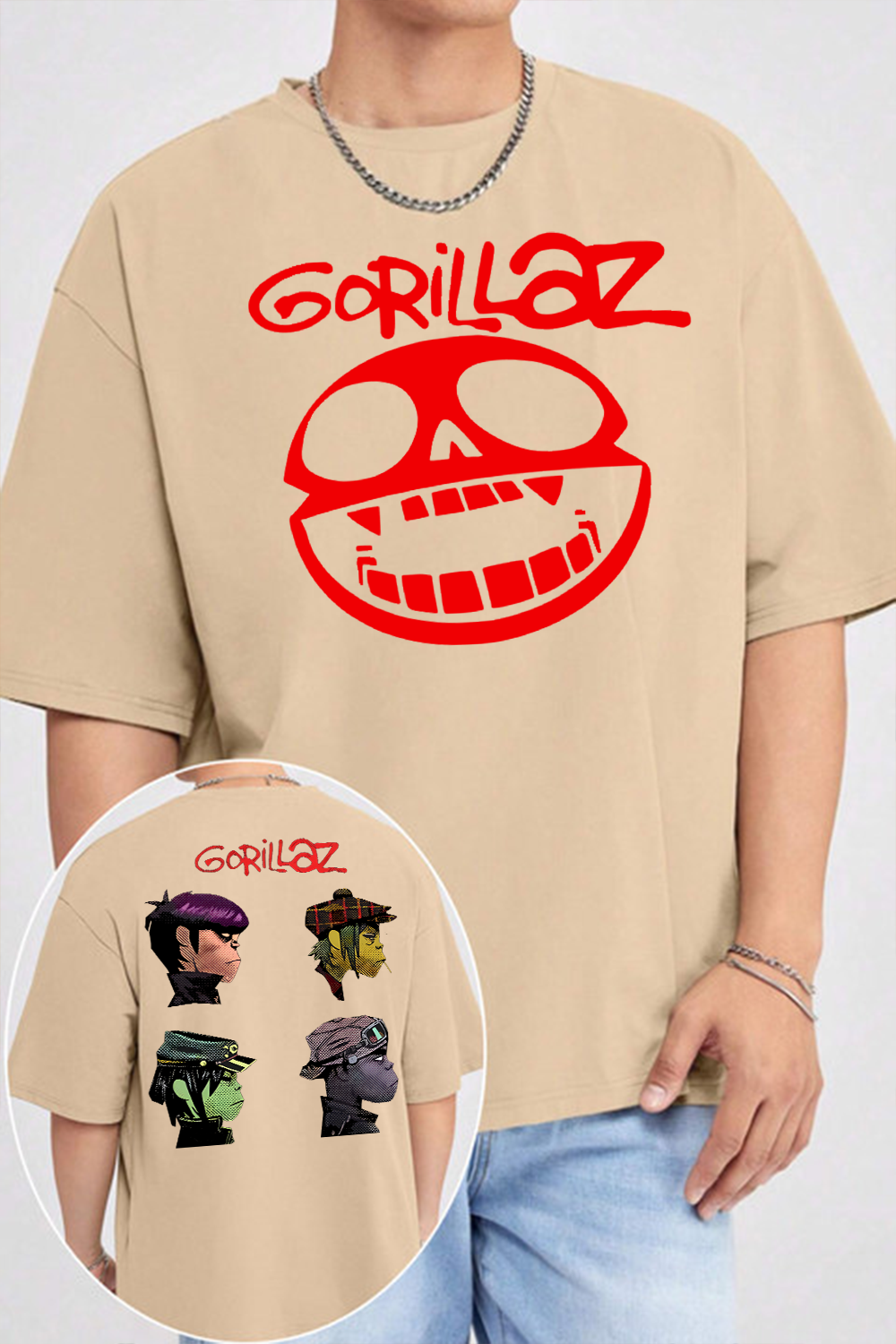 Gorillaz Printed T-Shirt
