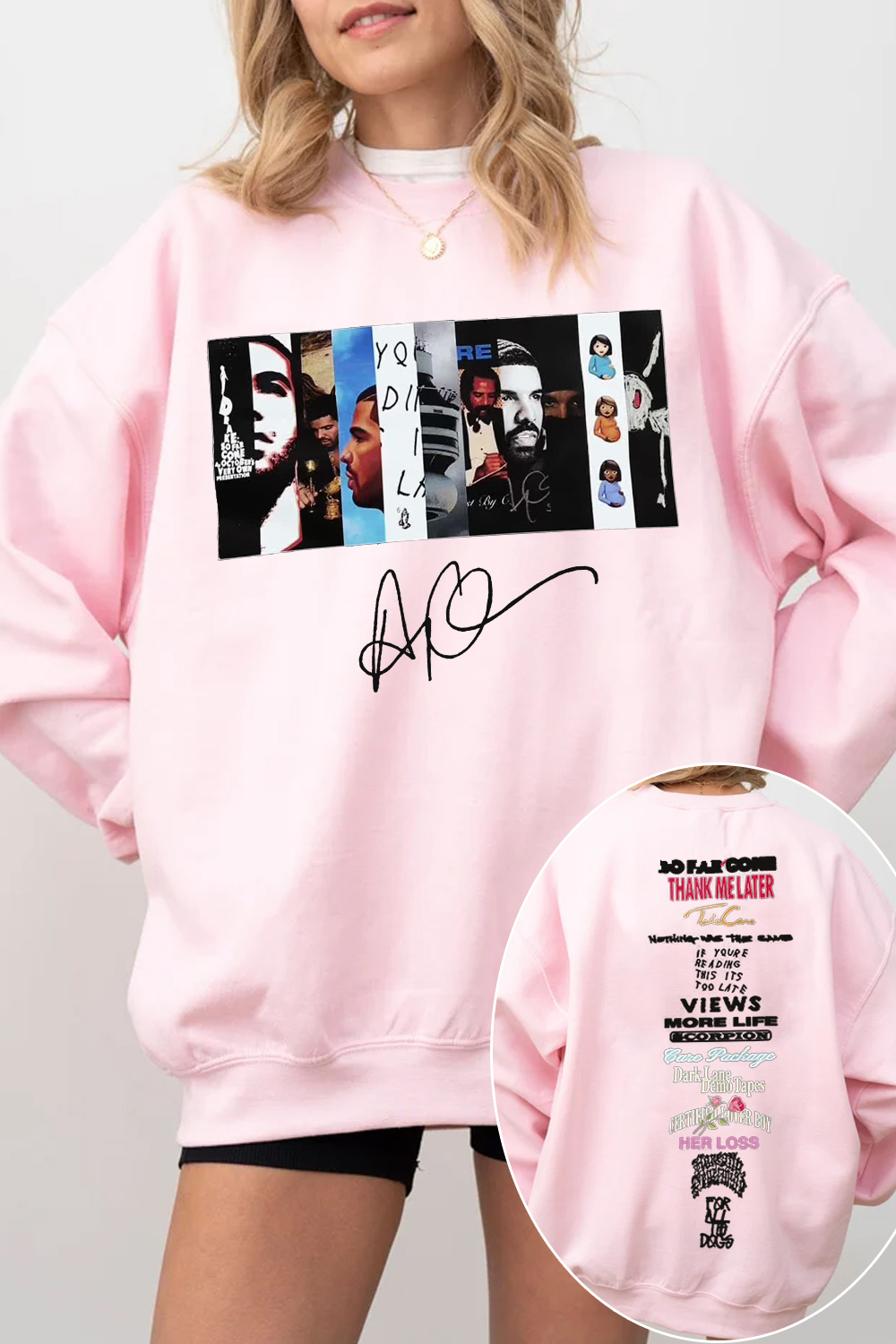 DRAKE crew neck sweatshirt