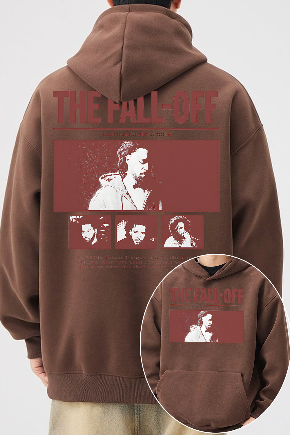 J cole Fall Off Poster Hoodie