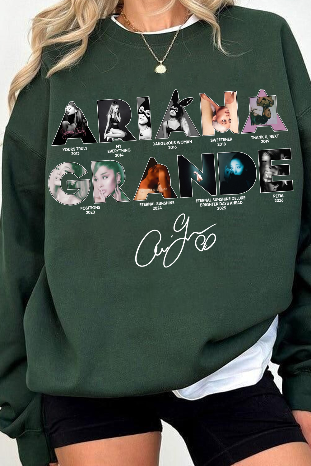Ariana Grande Album Sweatshirt