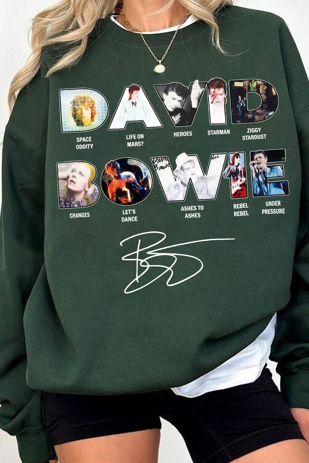 David Bowie Women's Sweatshirt