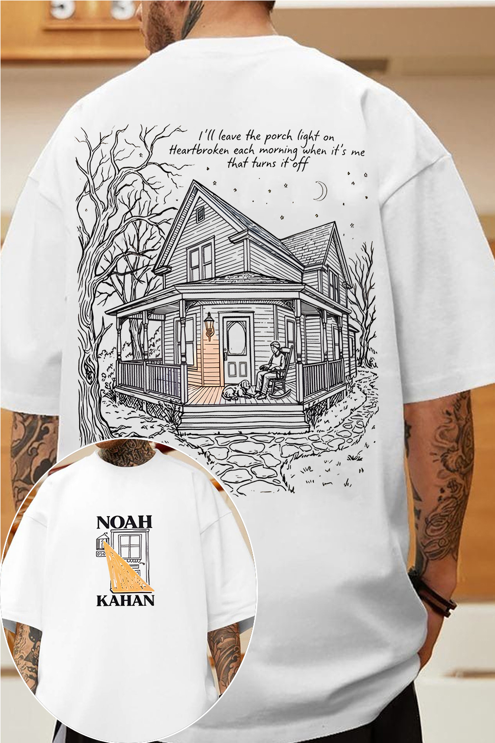 Porch Light Of NK 🥰 Tee For Men