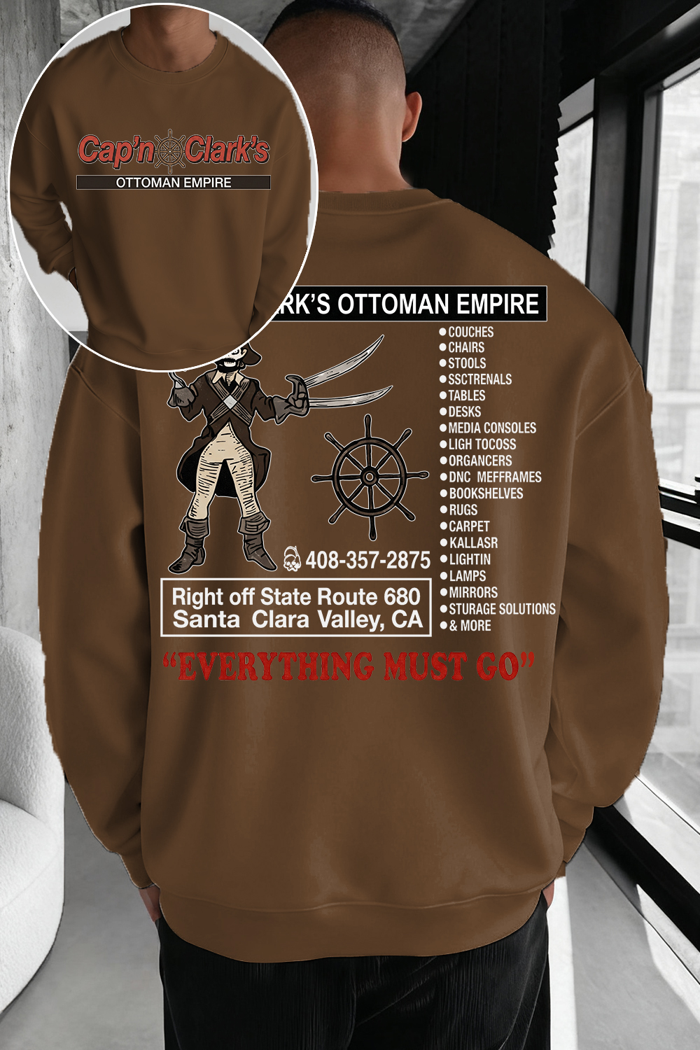 Retro Cap'n Clark’s Ottoman Empire Sweatshirt