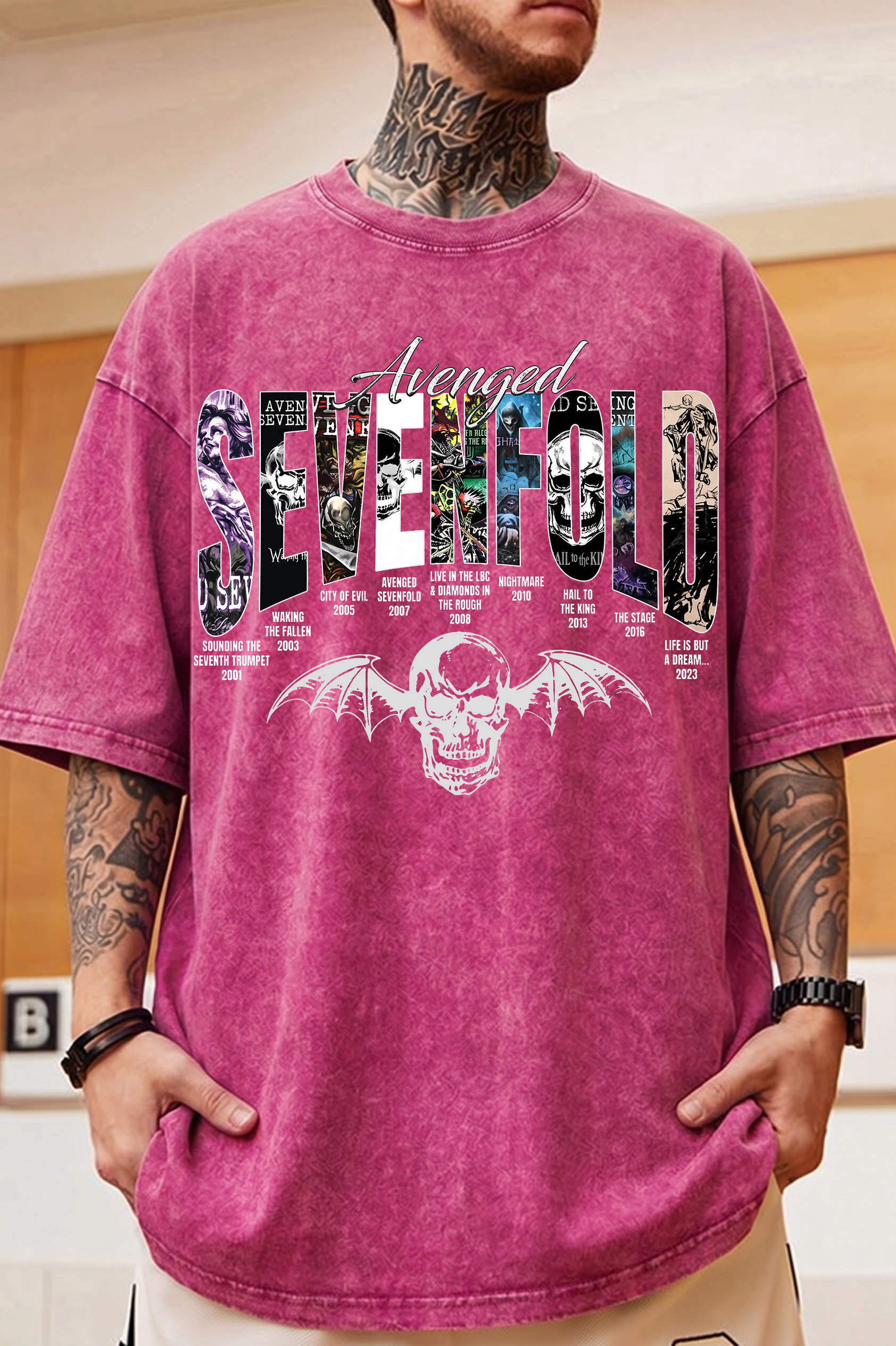Avenged Sevenfold Washed Cotton Tee
