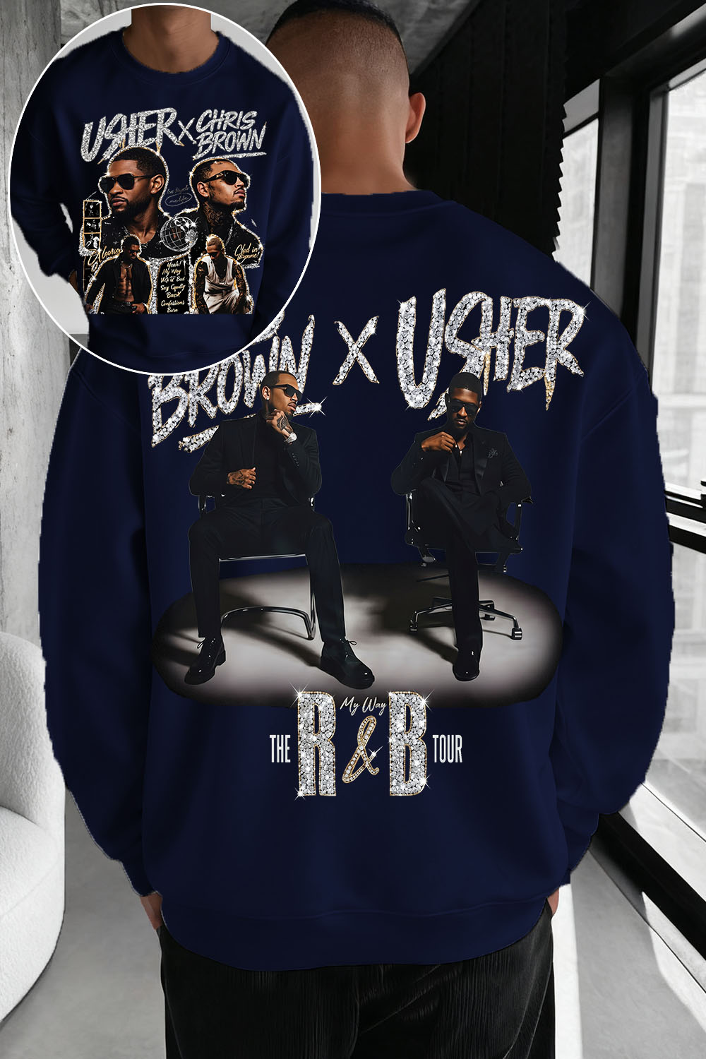 Chrisbrown & Usher Men Sweatshirt