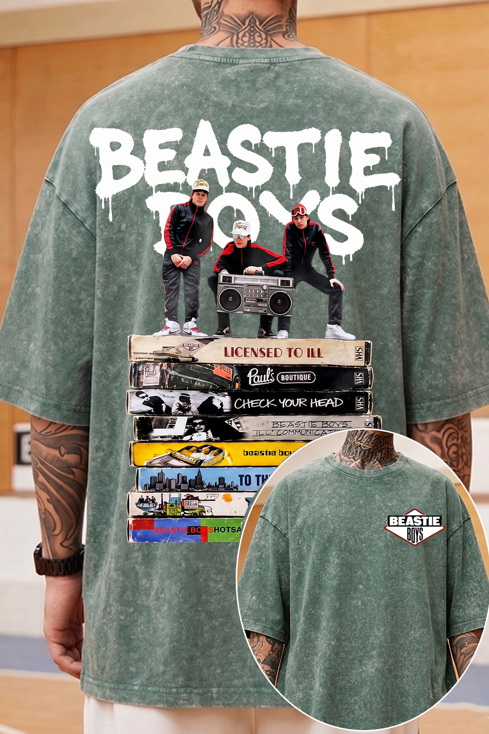 Beastie Boys Washed Cotton Tee