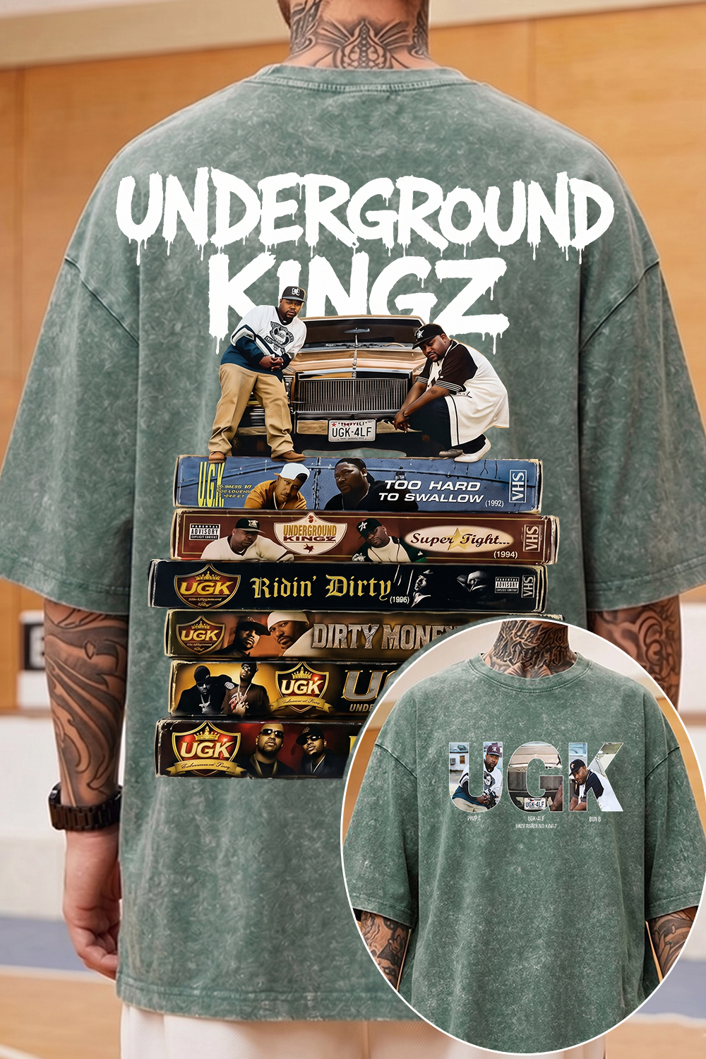 Underground Kingz Washed Cotton Tee
