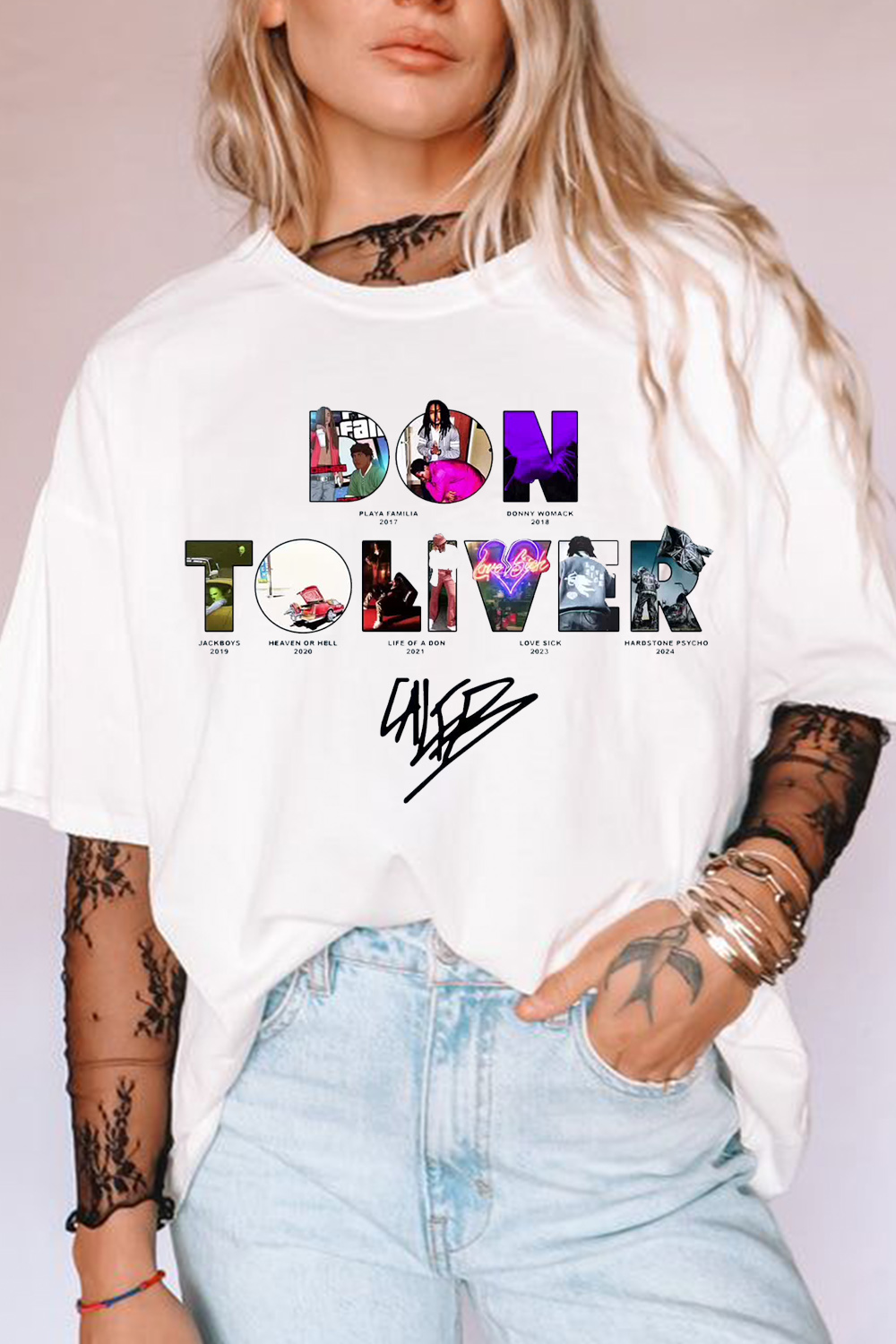 Don Toliver Albums Crew Neck Women  T-Shirt