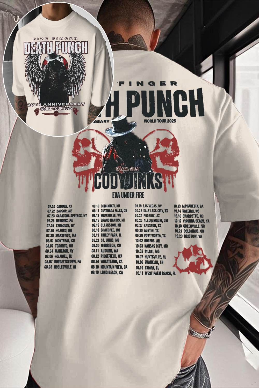 Five Finger Death Punch Tee