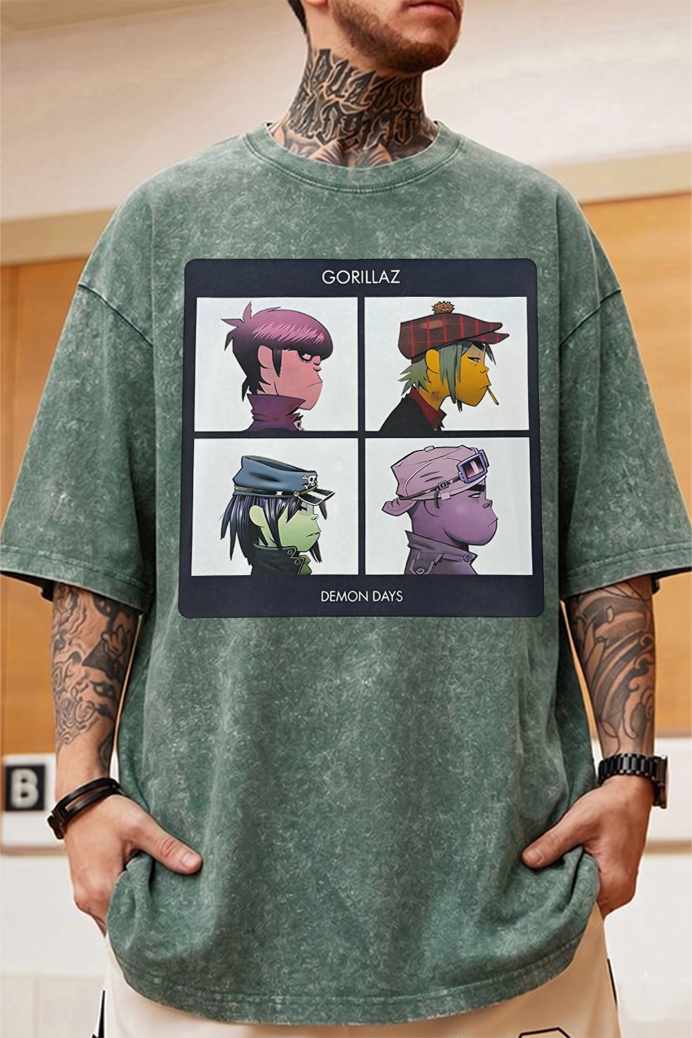 Gorillaz Washed Cotton T-Shirt