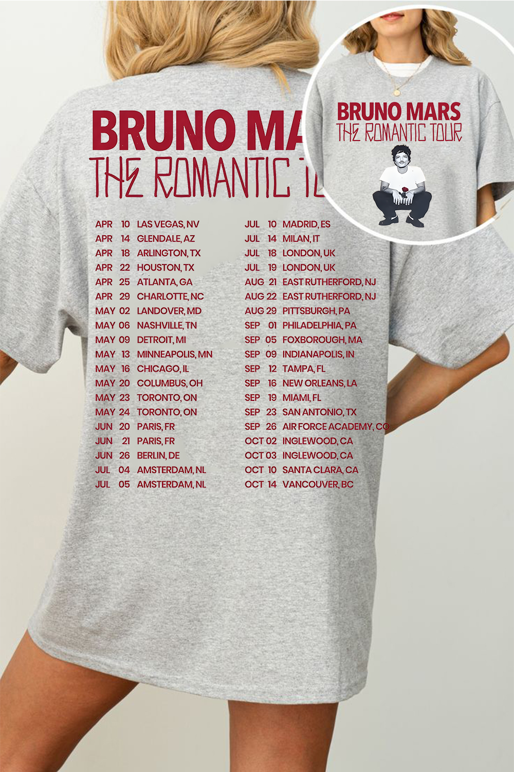 Bruno Mars Concert Women's Tee