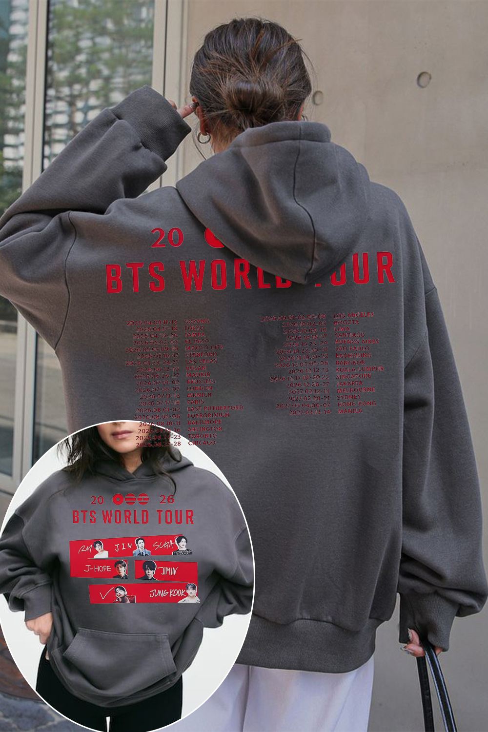 BTS Tour Hoodie