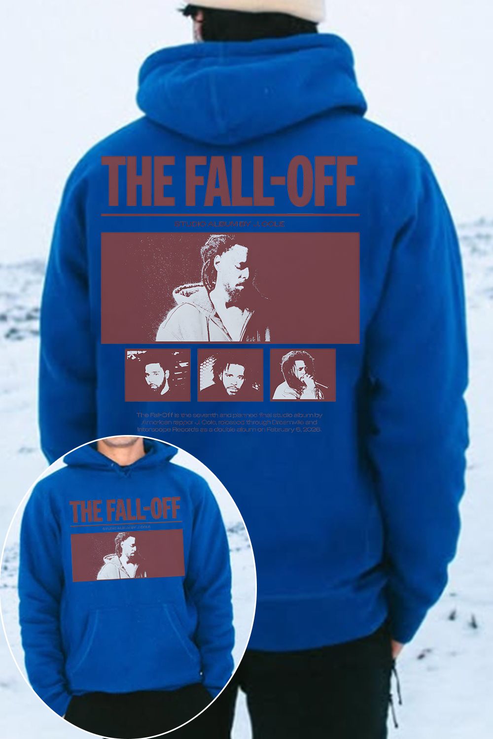 J cole Fall Off Poster Hoodie