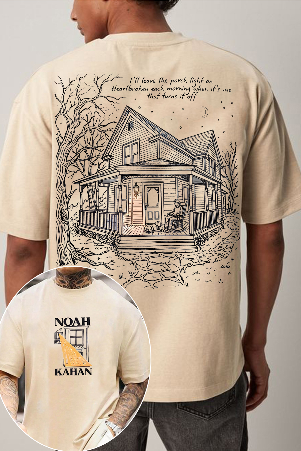 Porch Light Of NK 🥰 Tee For Men