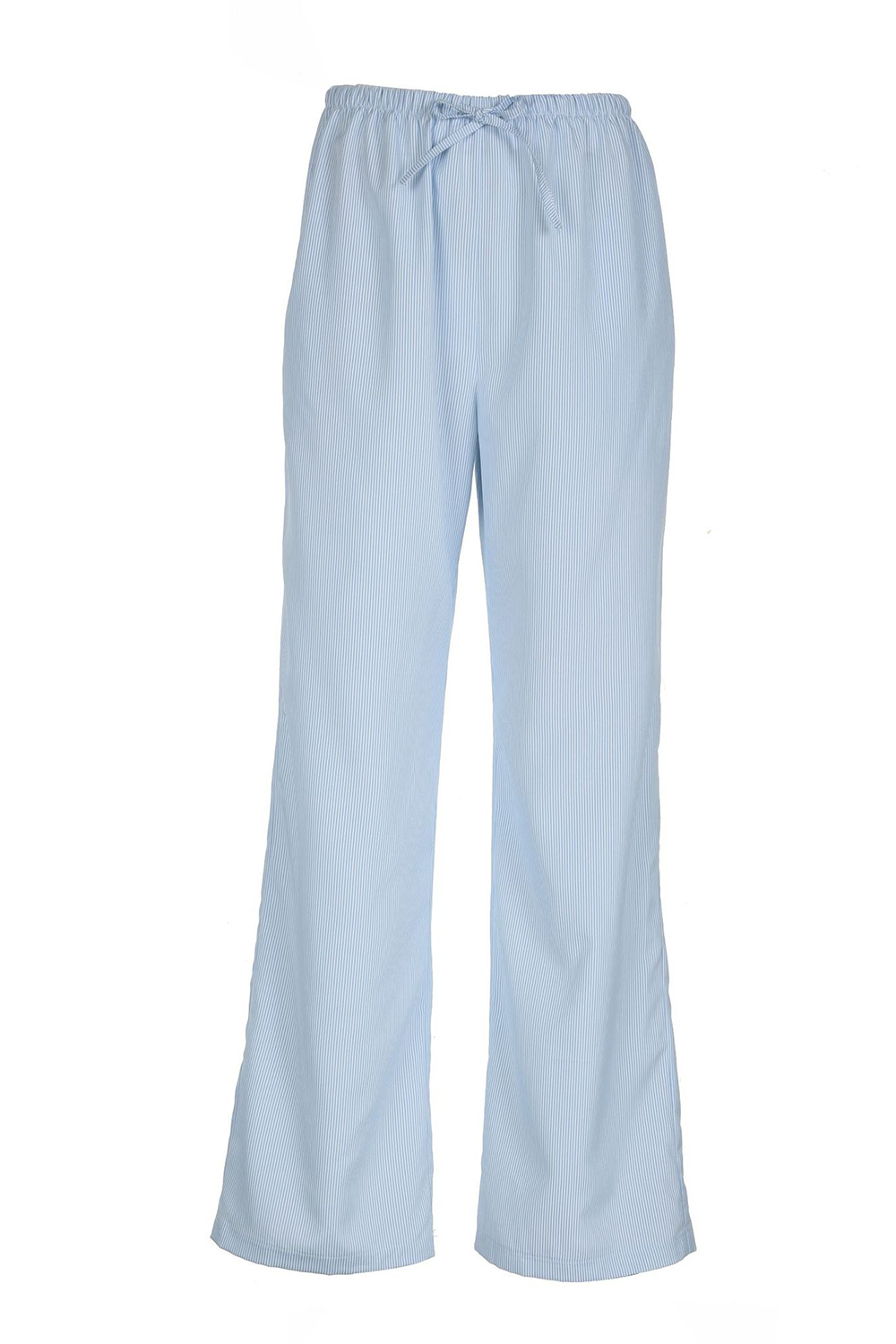 Striped stitching contrast drawstring loose comfortable trousers