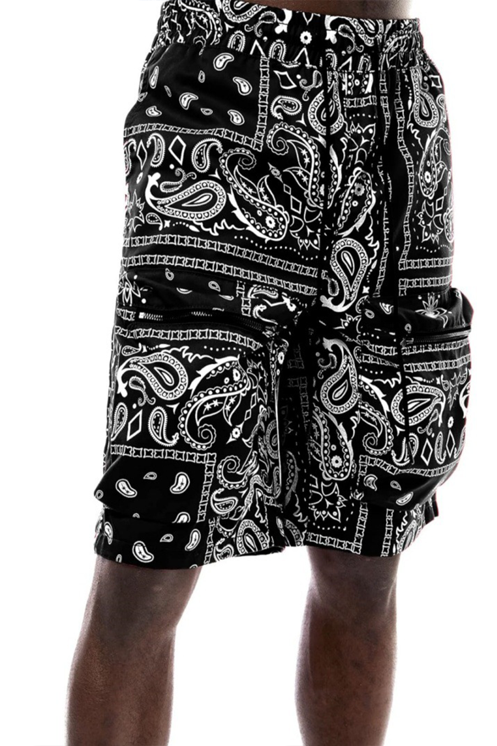 Four Seasons Loose High Street Loose Multi-Pocket Harem Pants