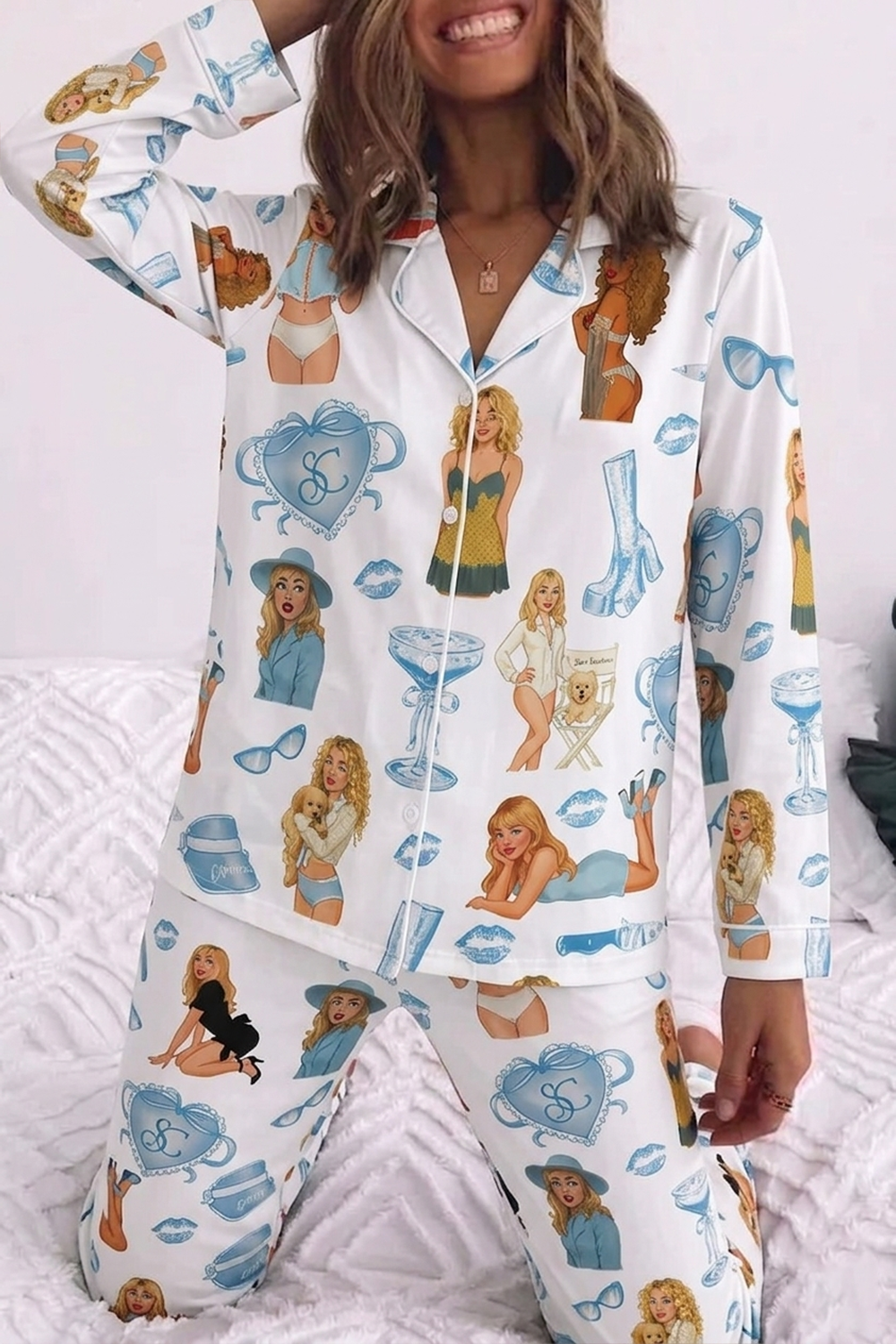 Legends Pop Music Sabrina Carpenter Pajama Set