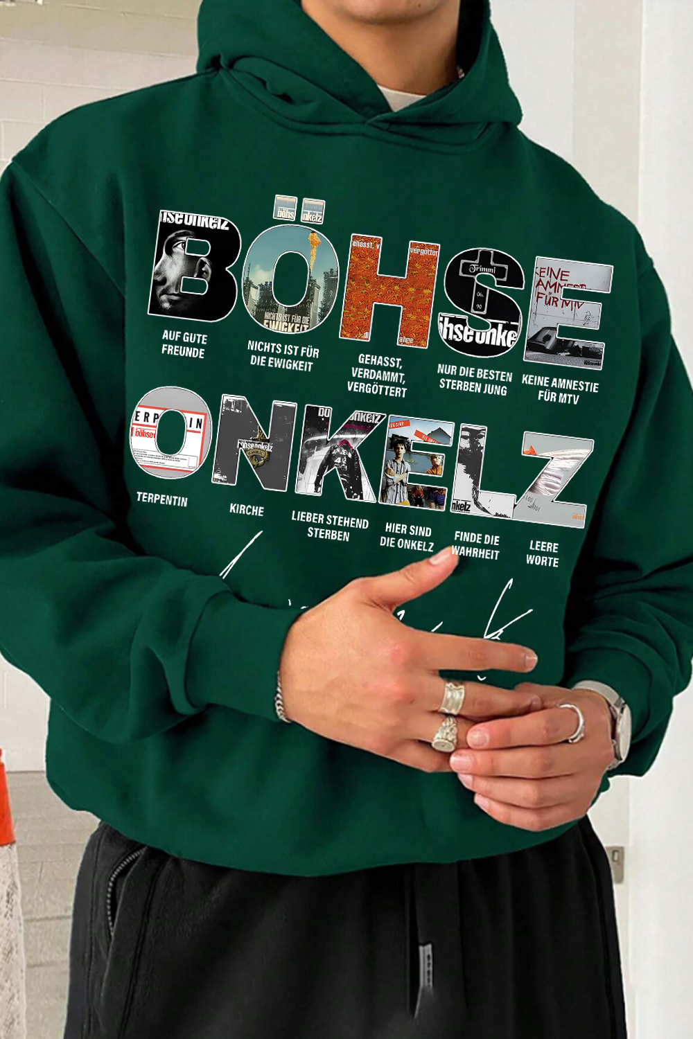 Bohse Onkelz 🤟 Men's Hoodie