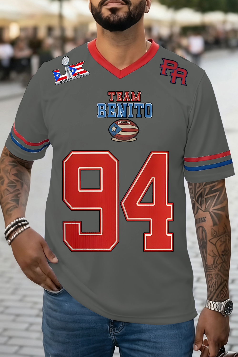 Cool Bunny Jersey for Breezy Bowl 2026 🔥Team Benito Football Jersey