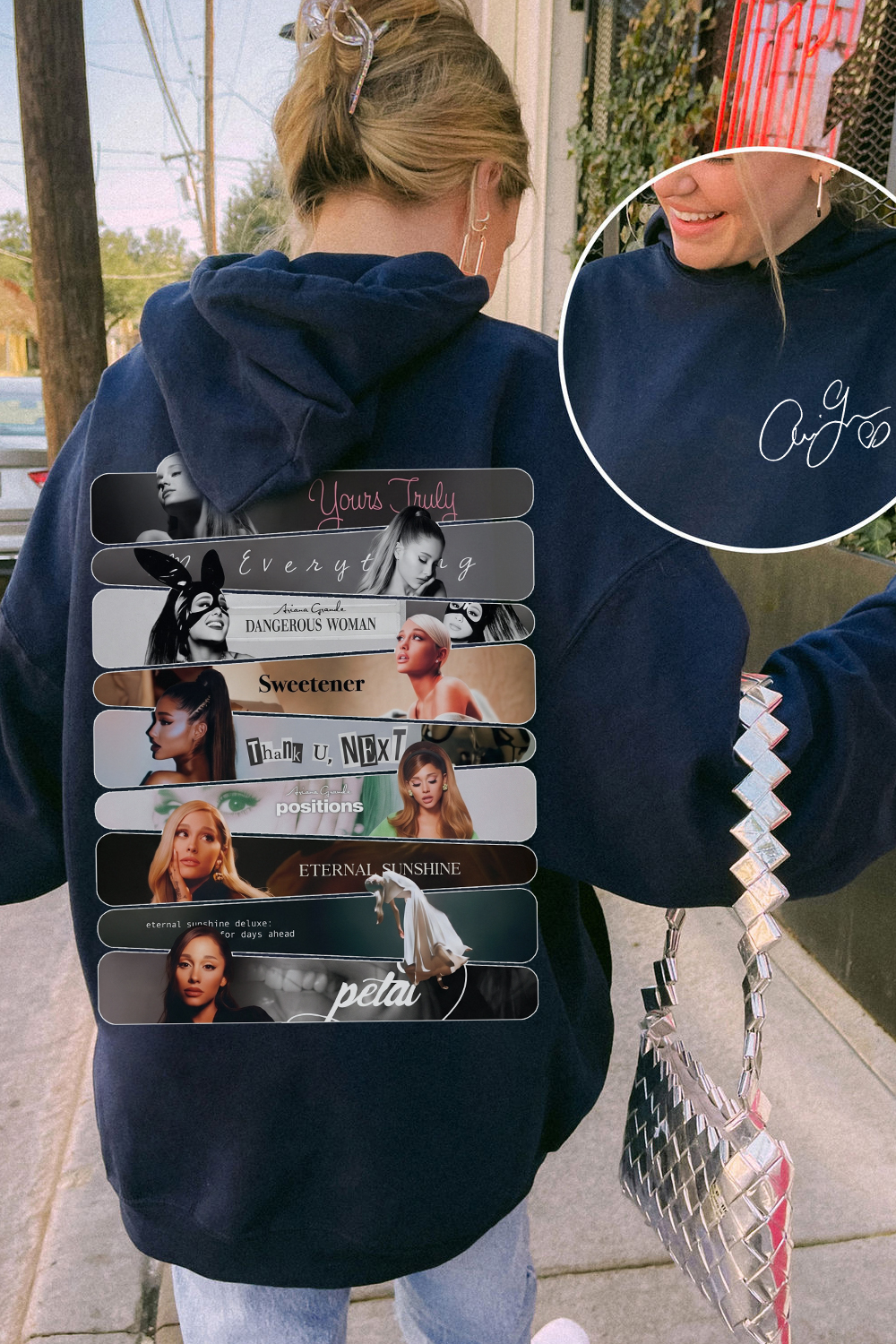 Ariana Grande 2-Sided Printed Hoodie