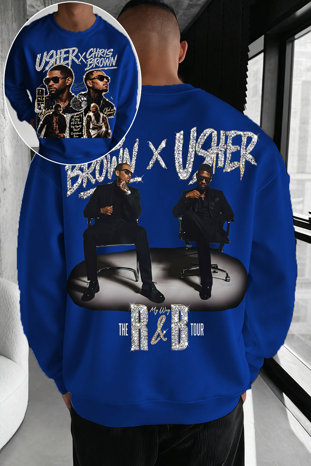 Chrisbrown & Usher Men Sweatshirt