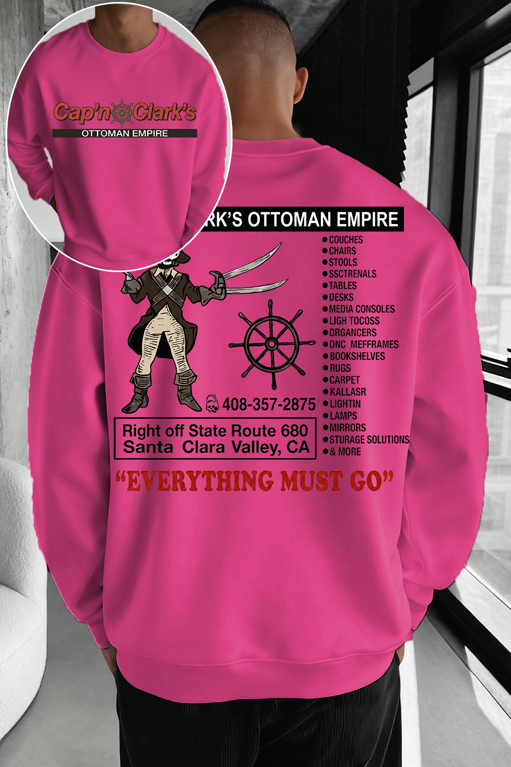 Retro Cap'n Clark’s Ottoman Empire Sweatshirt