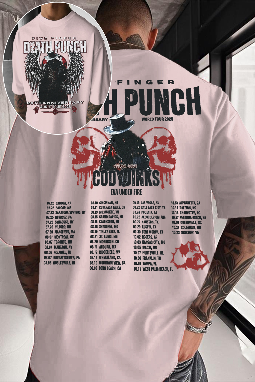 Five Finger Death Punch Tee