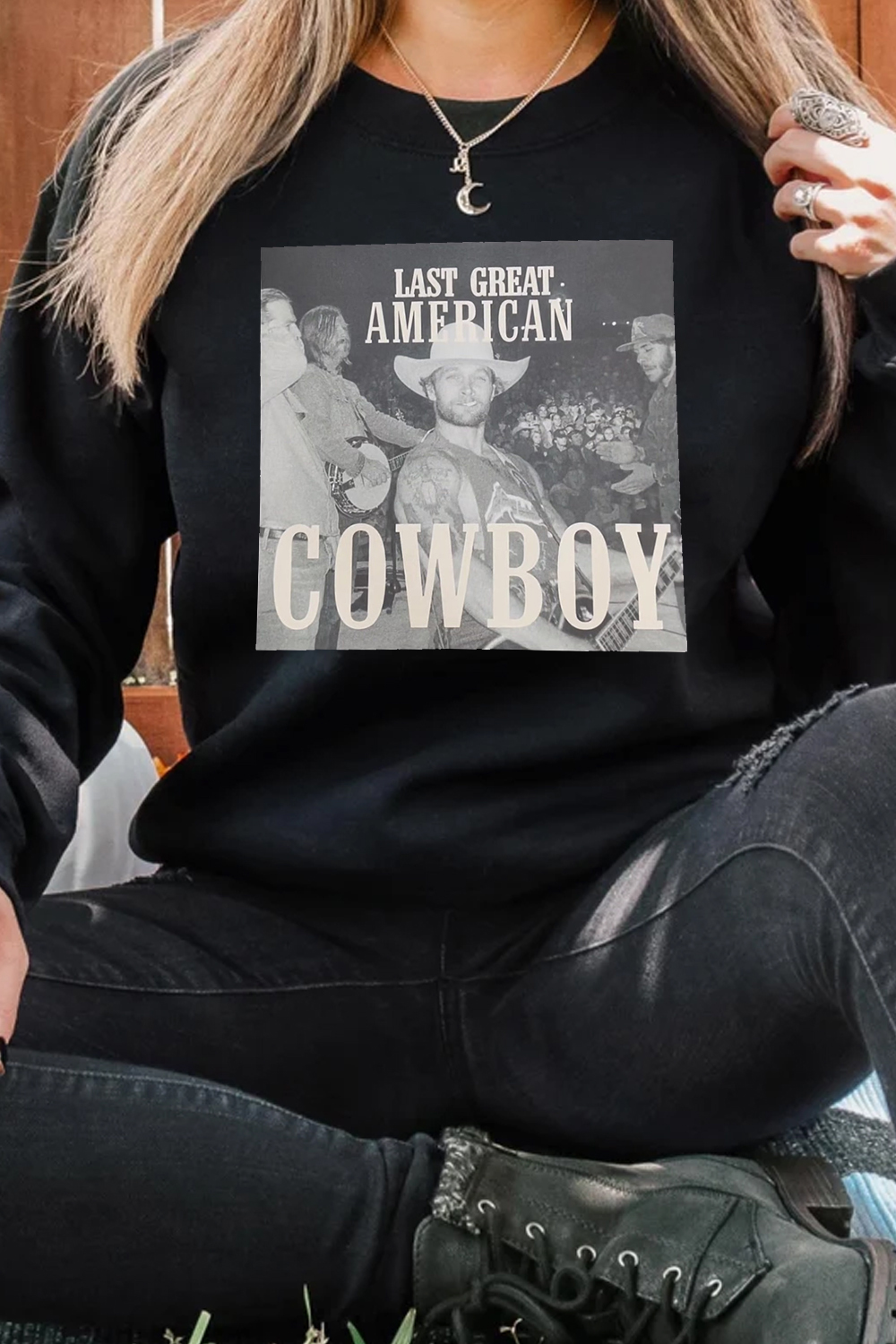 cowboy women's sweatshirt