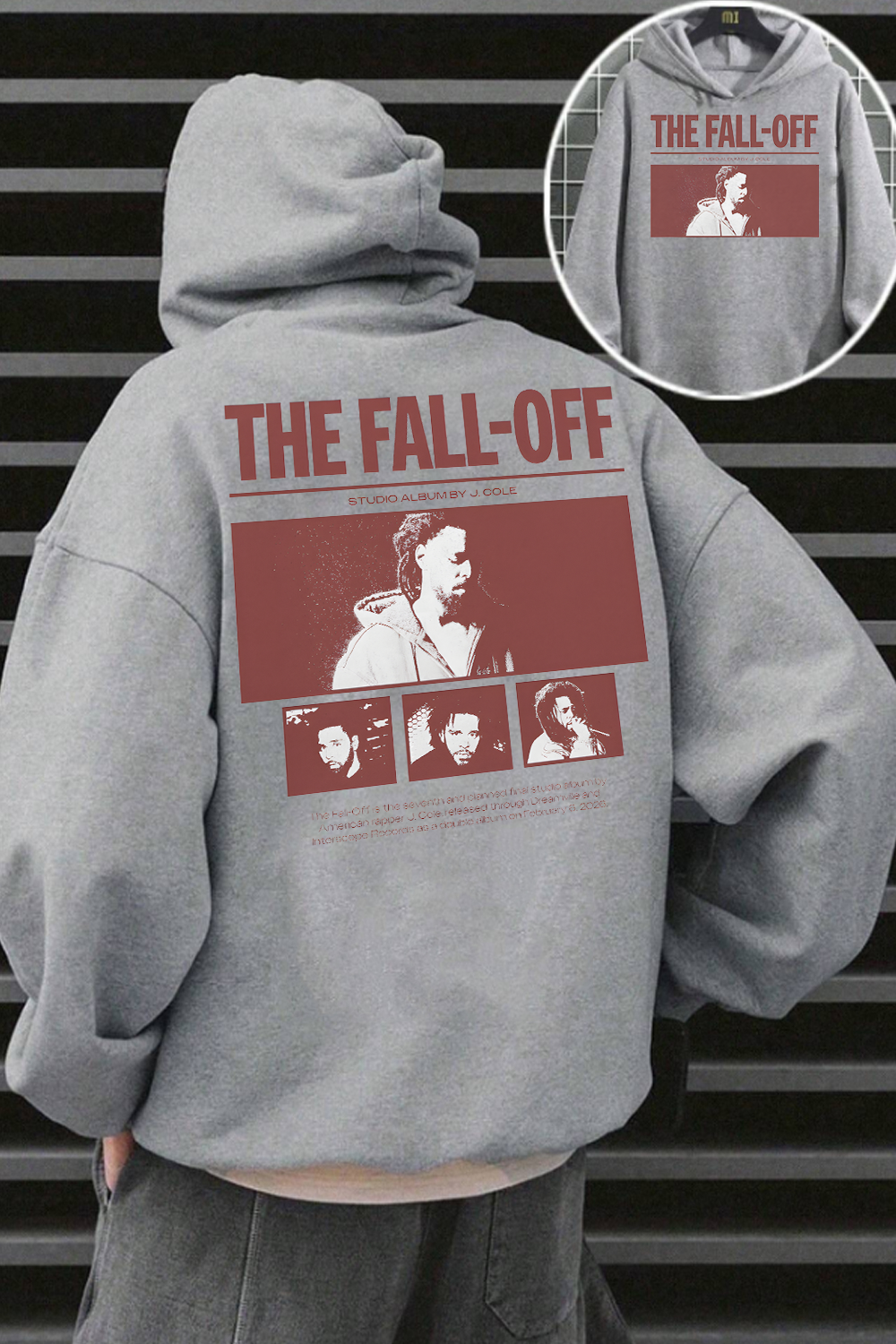J cole Fall Off Poster Hoodie