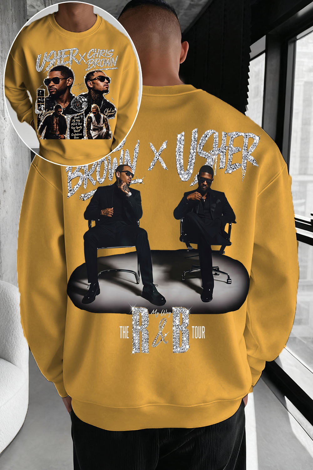 Chrisbrown & Usher Men Sweatshirt