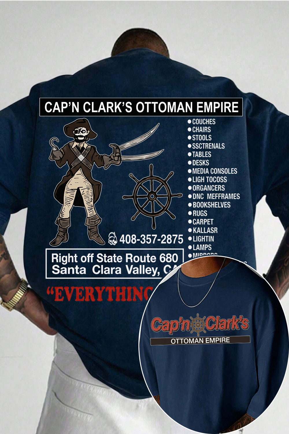 Retro Cap'n Clark’s Ottoman Empire Shirt