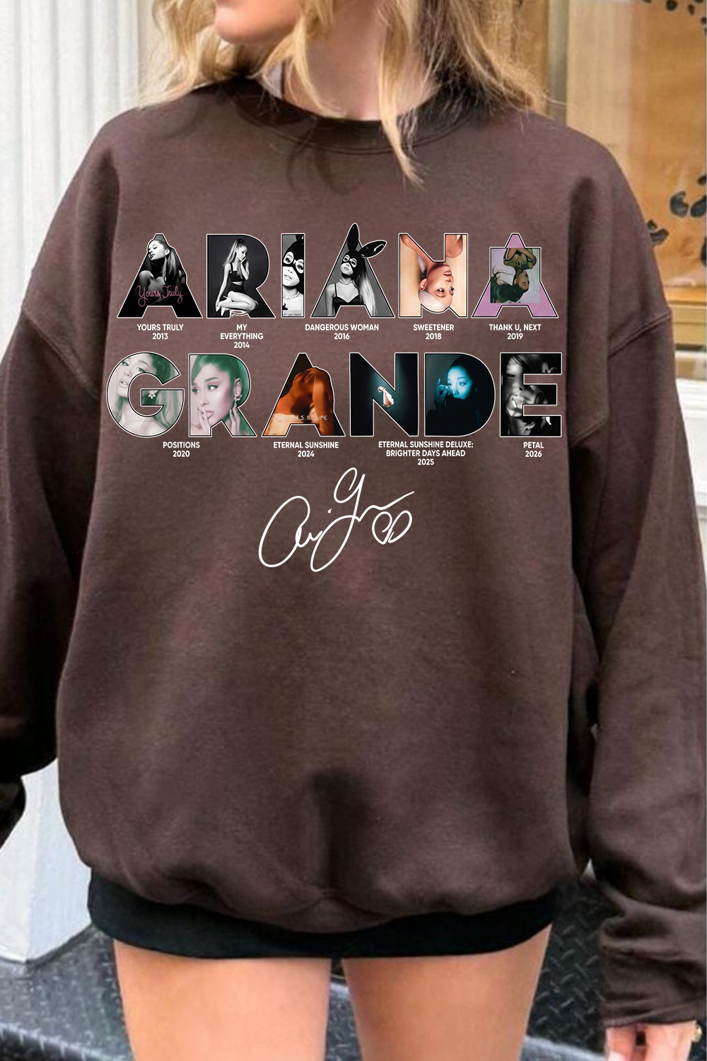 Ariana Grande Album Sweatshirt