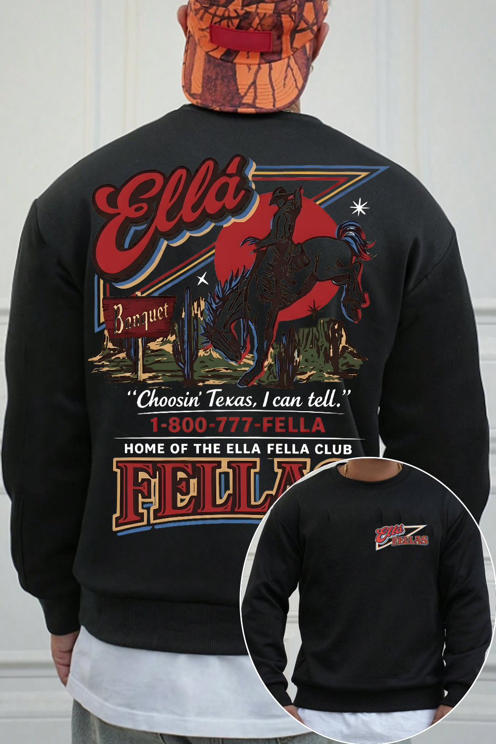 Ella Fella Club 2-Sided Sweatshirt